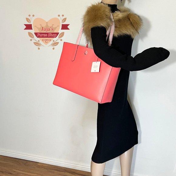 ✅❤️✅❤️SOLD❤️✅❤️✅🧡Kate Spade NY Leather 3 Compartment Tote Purse🧡 - Picture 12 of 17